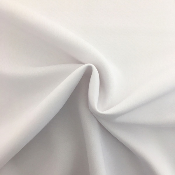 Scuba Fabric White